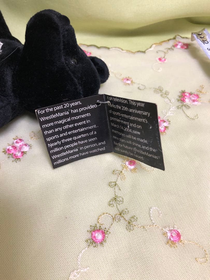 WrestleMania XX（レッスルマニア20）の限定版ビーニーベア美品！