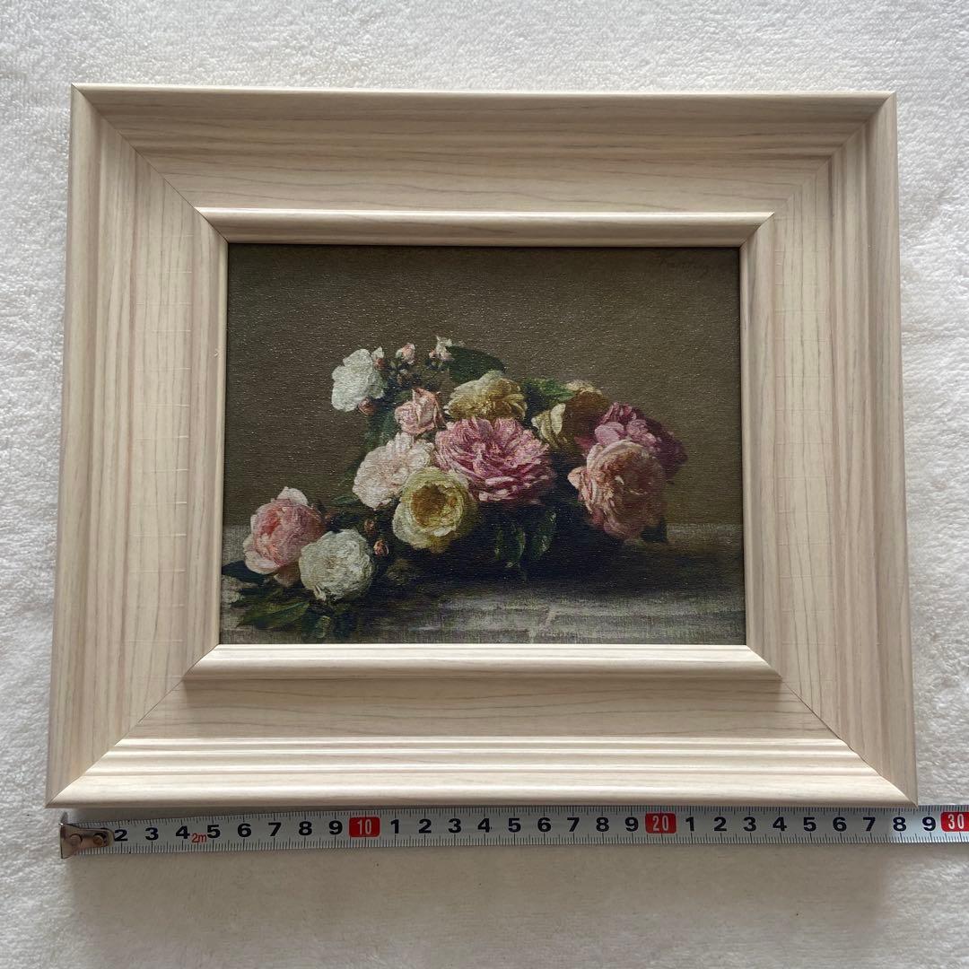 鉢にいけられたバラ　ミニ複製画　オルセー美術館