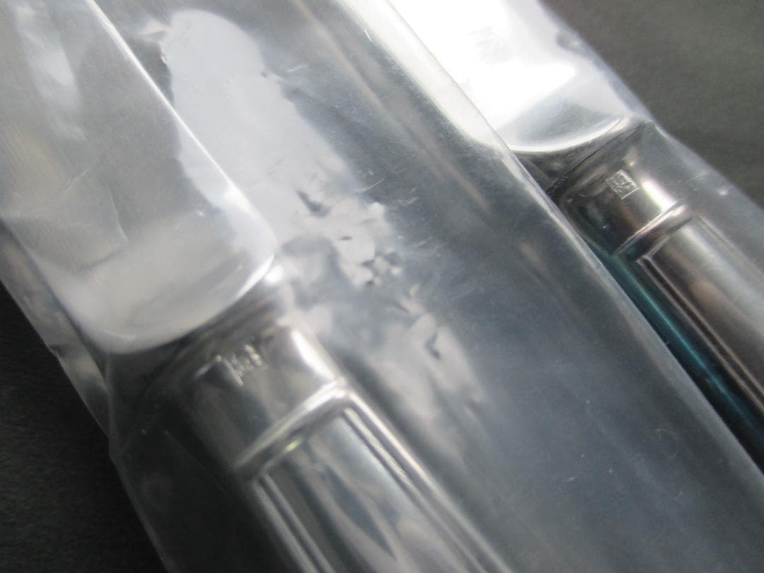 未使用極美品☆仏蘭西銀器クリストフルシルバー　デザートナイフ２本セット　アルビ