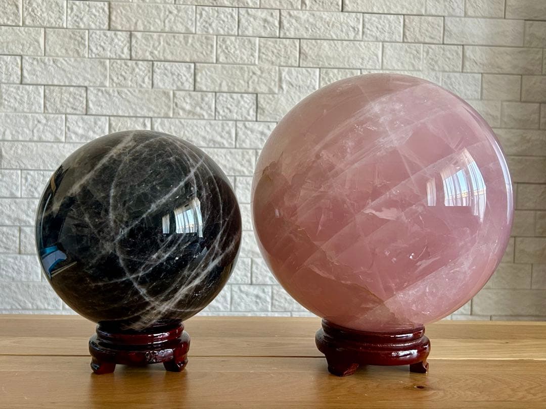 ローズクォーツ　特大　丸玉