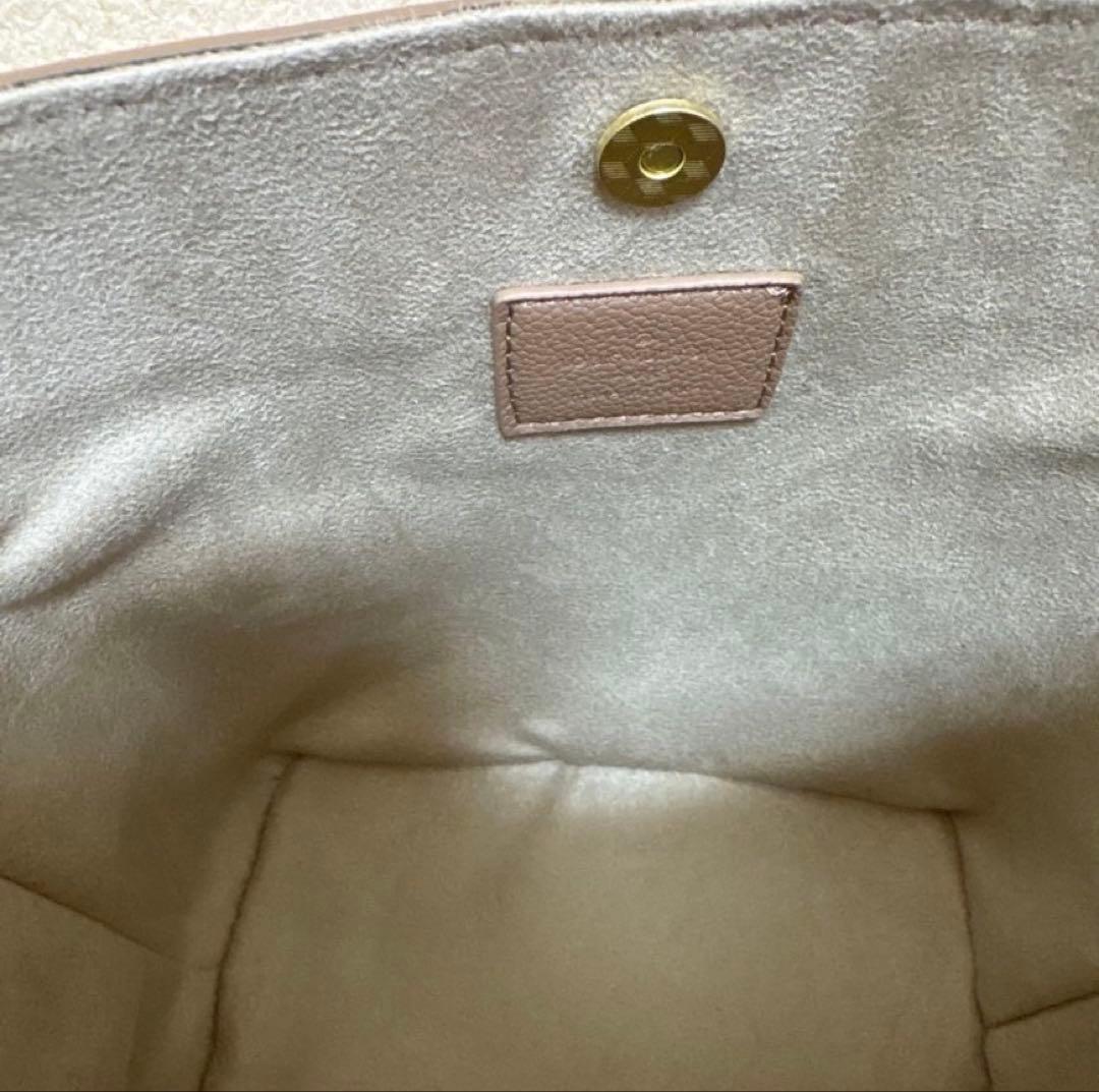 【ノベルティ】LV ベージュ　2wayショルダーバッグ