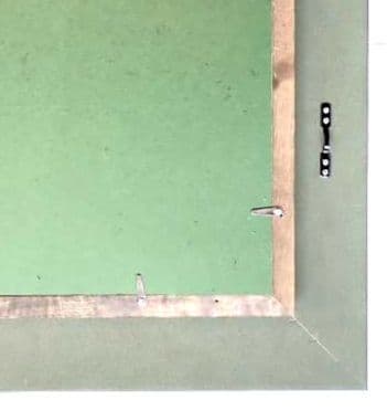 油彩画〔題名 ならの小川] アクリル版 匿名発送・送料込