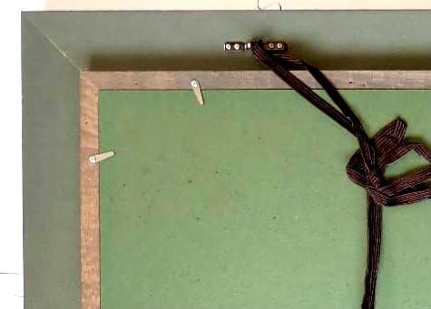 油彩画〔題名 ならの小川] アクリル版 匿名発送・送料込