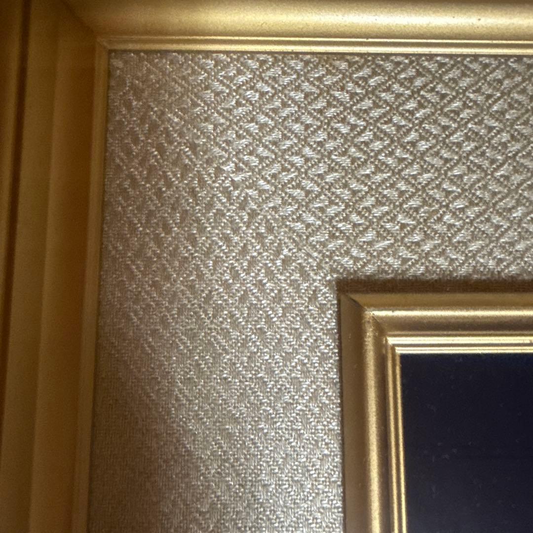 日本画　梅の花 立体装飾画 和風 額装 インテリア　天然石　アート　春　和モダン