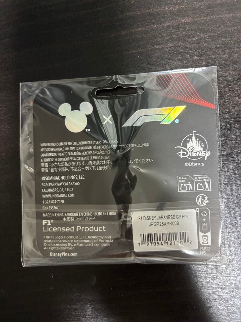 その他 Disney x F1 Suzuka GP Pin 2026