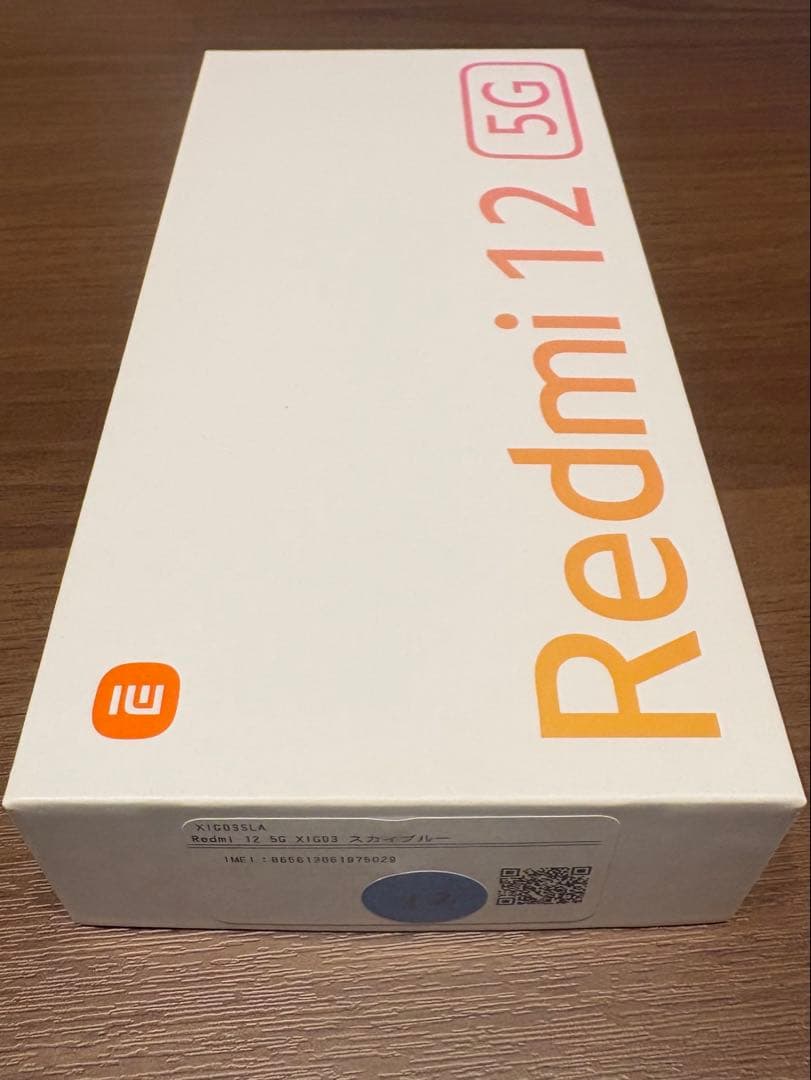 Xiaomi Redmi 12 5G 本体　使用品