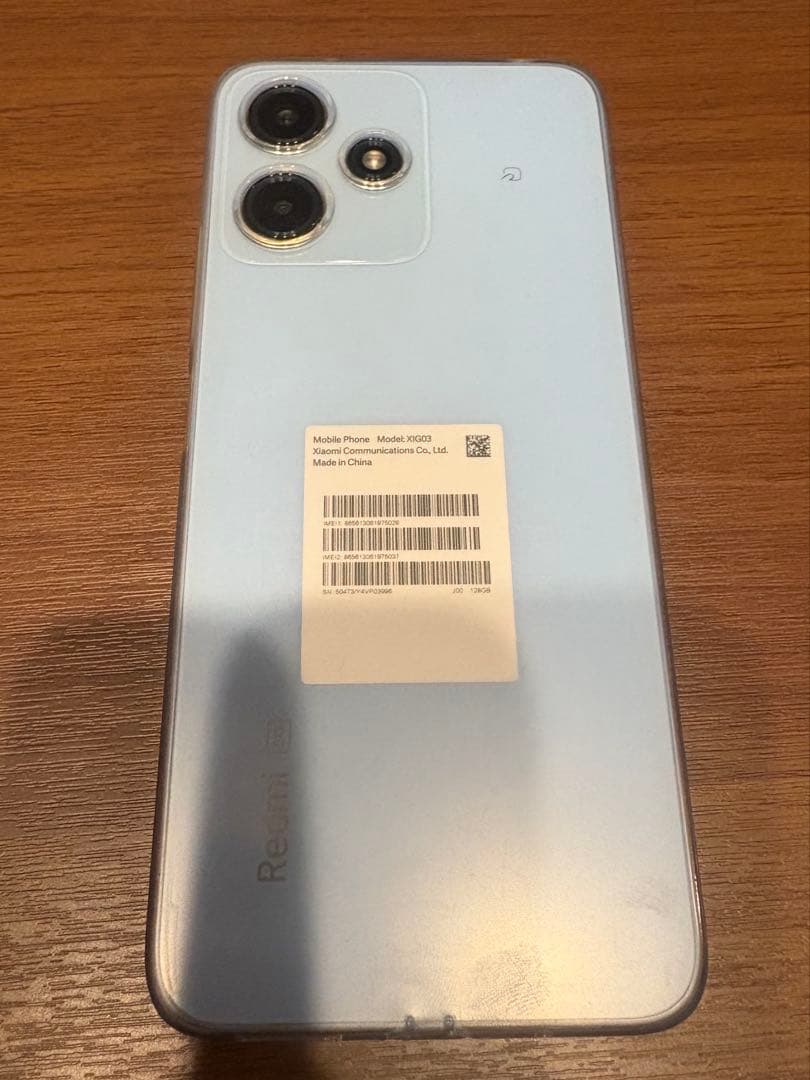 Xiaomi Redmi 12 5G 本体　使用品