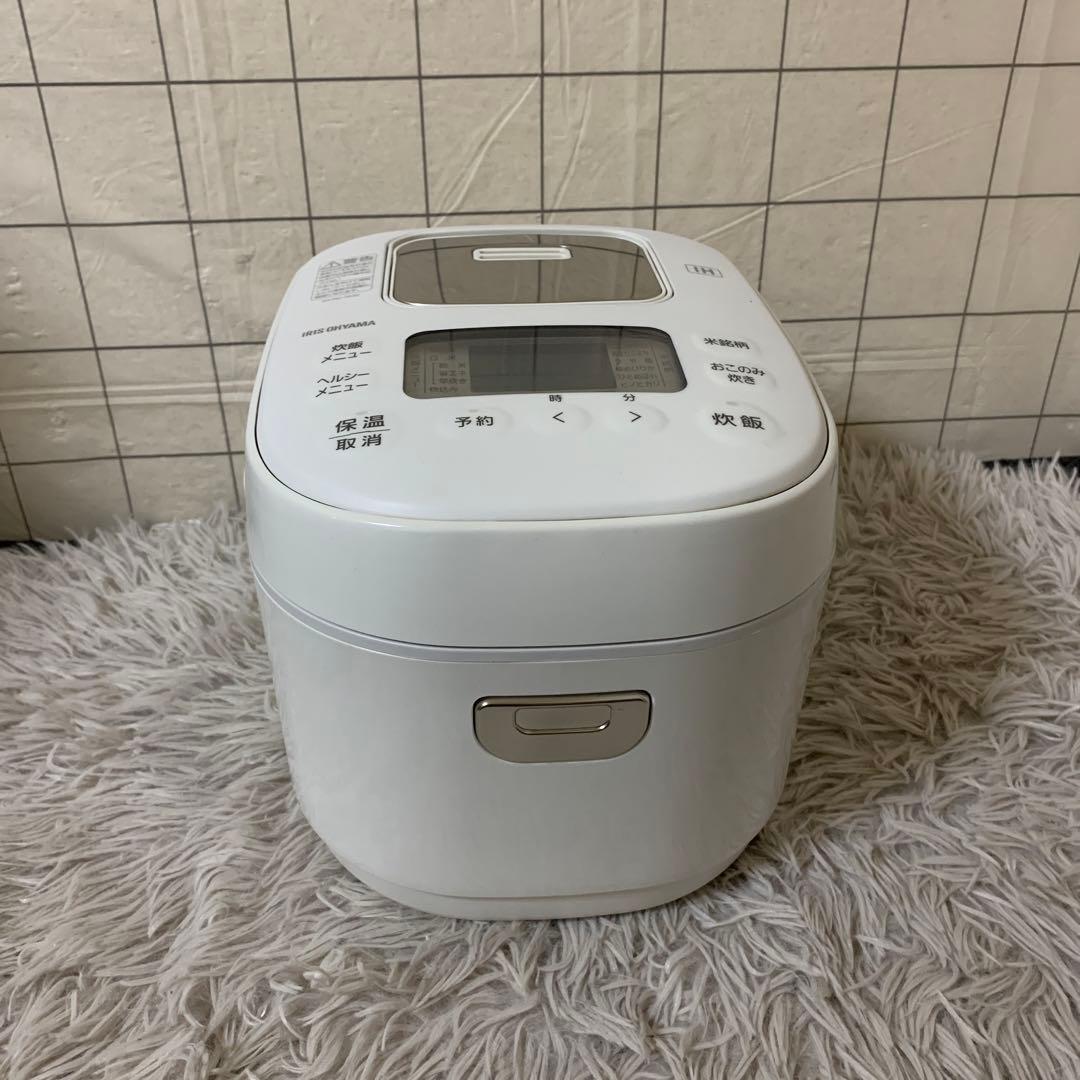 【2021年製】アイリスオーヤマ　IH炊飯器　銘柄炊き　WLRC-IK30-W