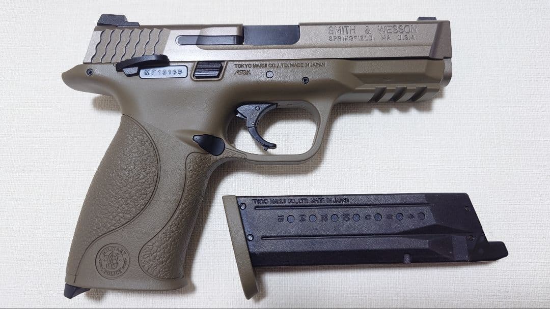 【新品同様】東京マルイ M&P 9 Vカスタム ガスブローバック ガスガン
