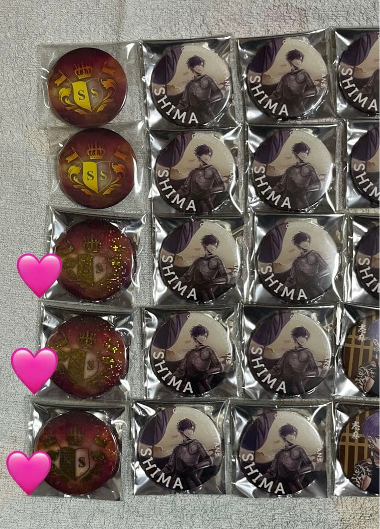 浦島坂田船 志麻 等身 デフォ 缶バッジ