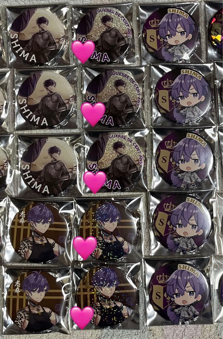 浦島坂田船 志麻 等身 デフォ 缶バッジ