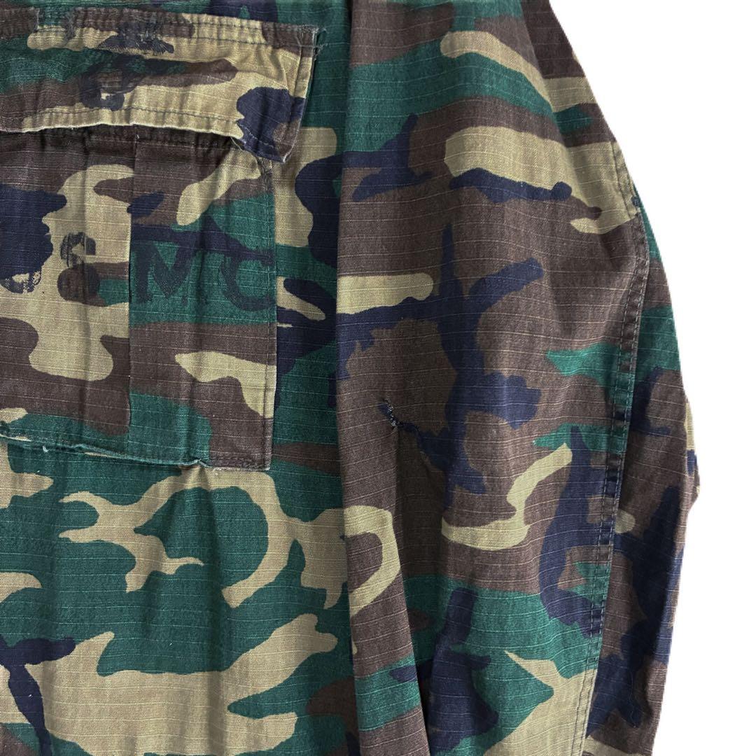 70s USMC 米軍 ジャングルファティーグ ジャケット S-R 迷彩