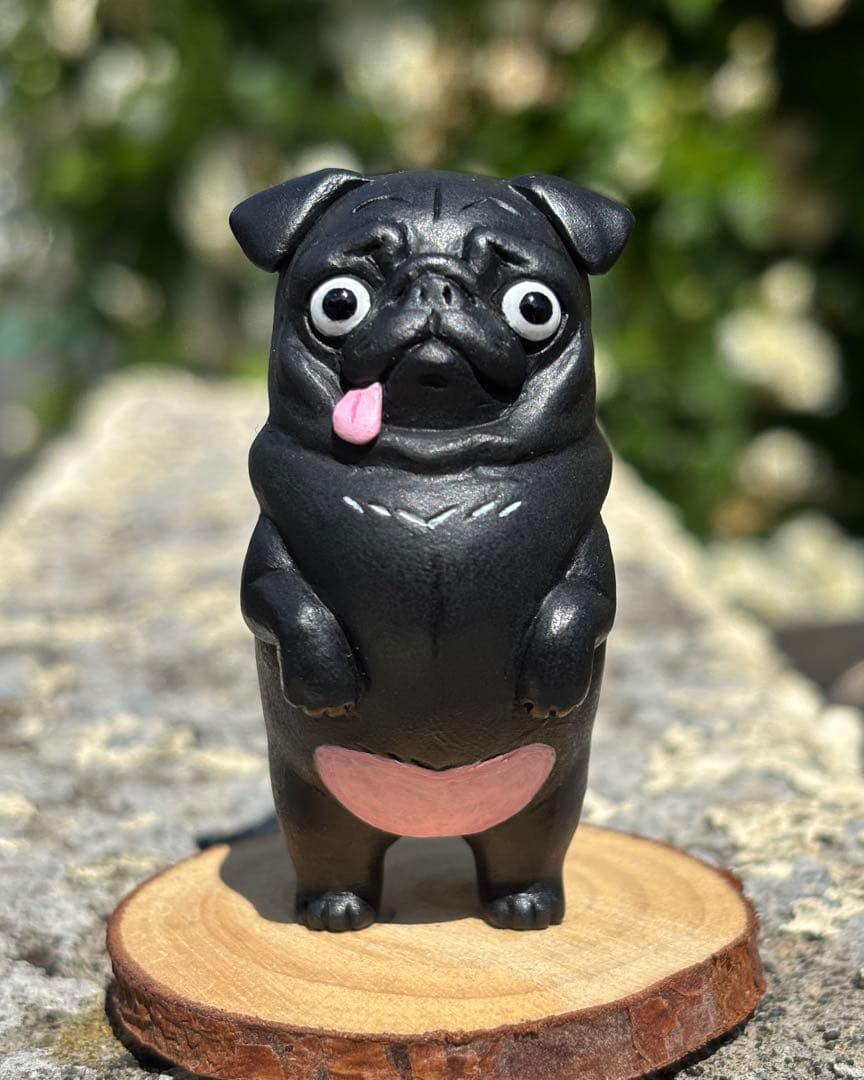 おパグさん:くろ(一点もの)