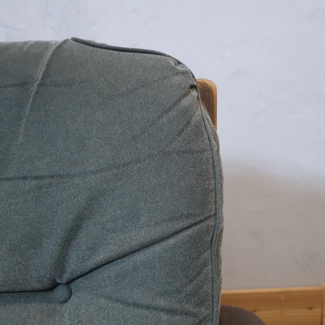 飛騨清見工房 ナラ材 天然木 アームソファ 楢材 アームチェア シングルソファ