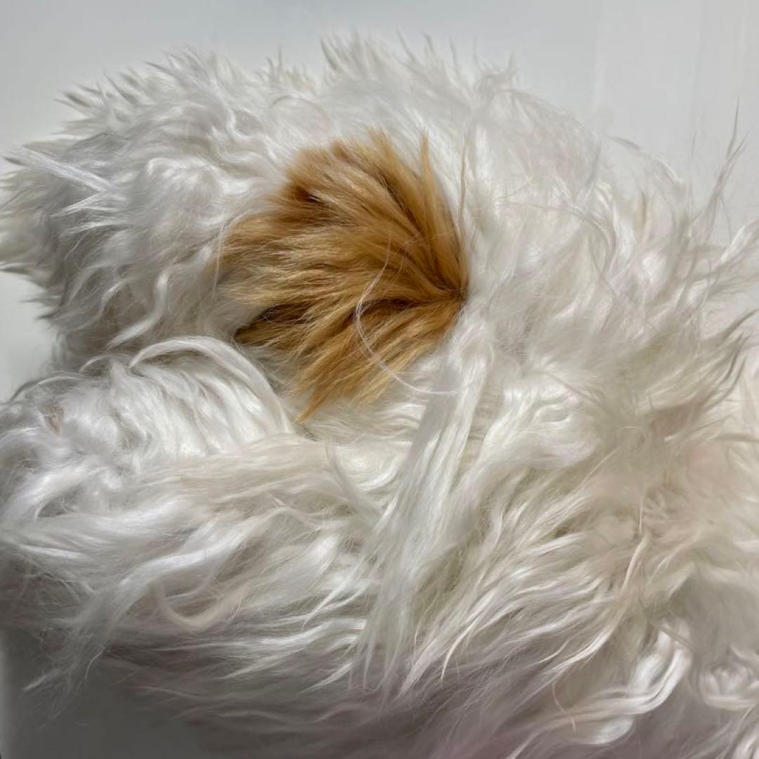 SUPER SOFT 天然100% スリのベビーアルパカ毛皮のぬいぐるみ