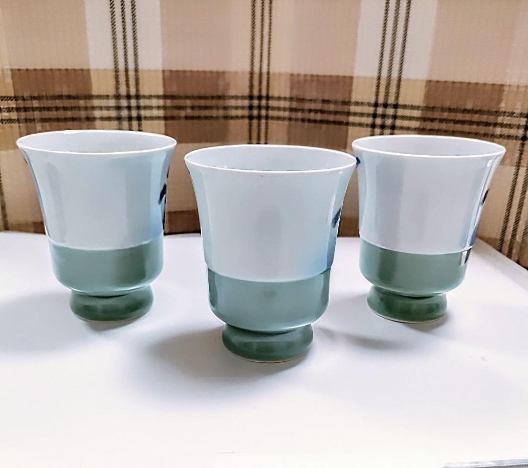 ●5463#0109　オールド深川/フリーカップ(松の木とイカダと船頭)0803