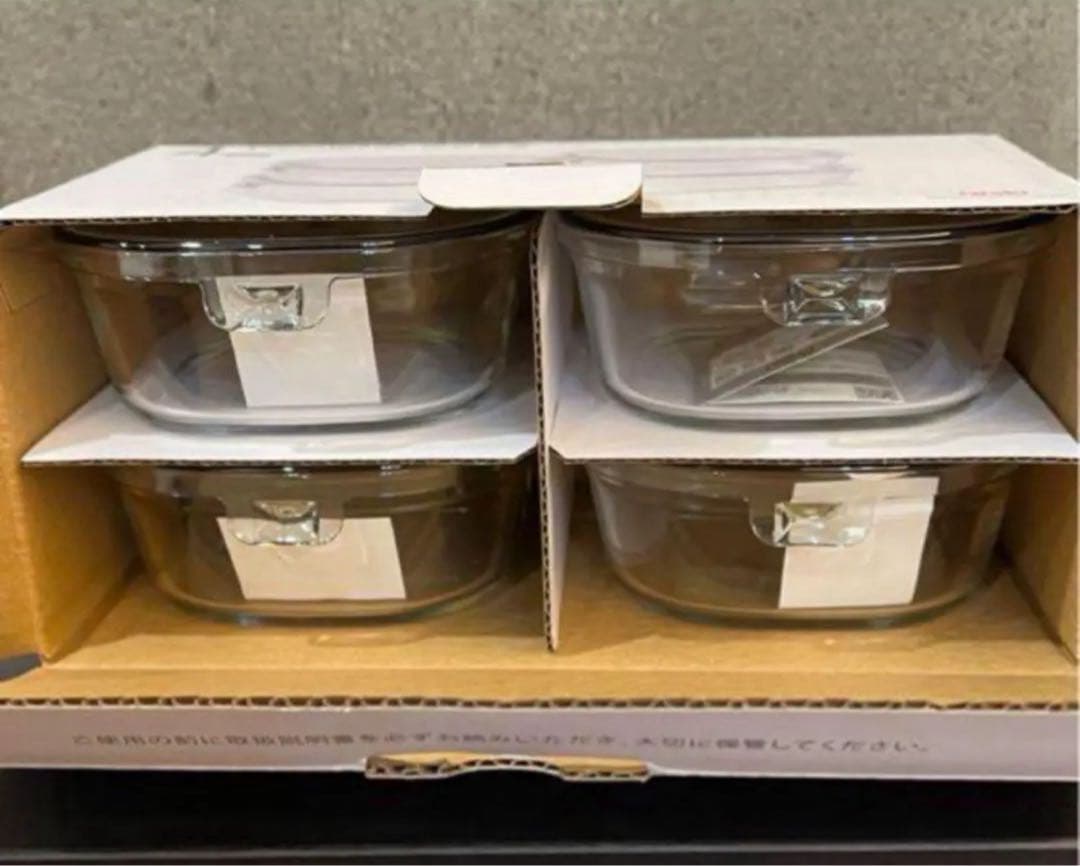 【おまとめ】iwaki 食品保存容器 450ml×4個 & 1000ml×3個