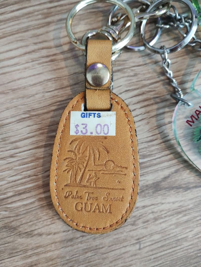 未使用☆希少 80s 海外ヴィンテージキーホルダー6点セット ハワイ/グアム