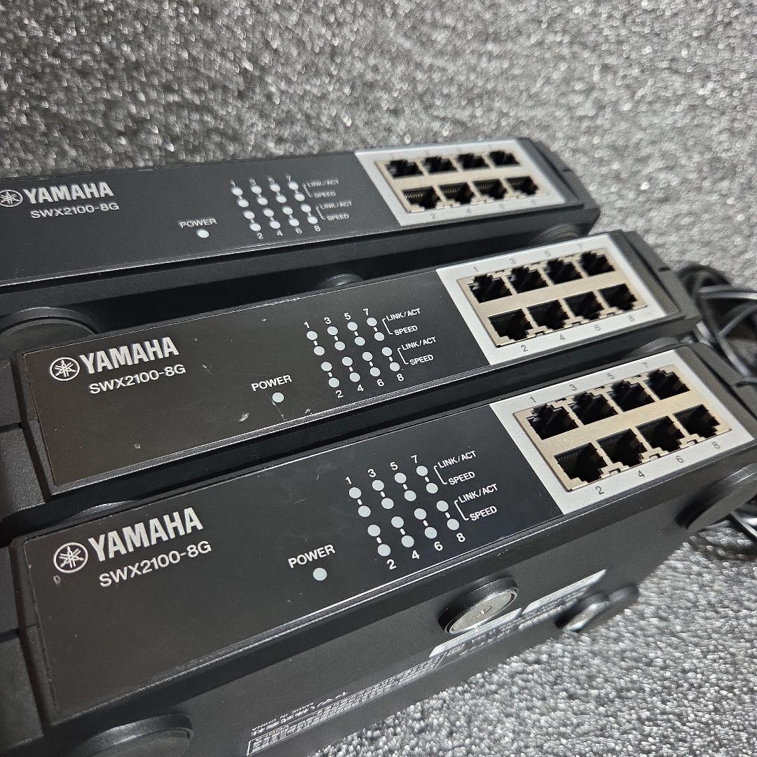 swx2100-8g　×3台