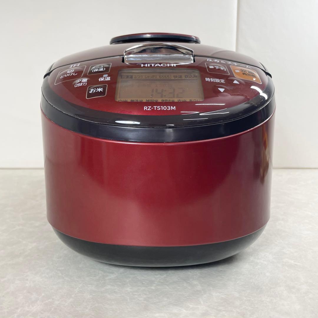 HITACHI IH炊飯器 RZ-TS103M 1.0L 2020年製 レッド