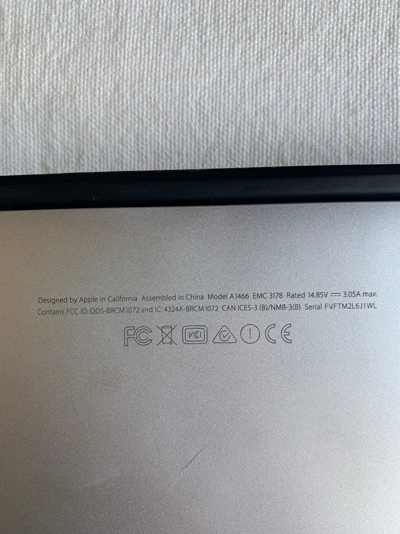 ジャンク品✴︎MacBook Air (13-inch, 2017) A1466