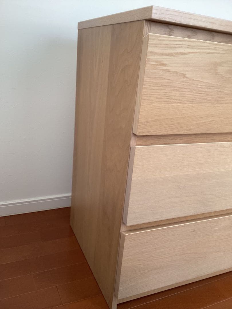 【引取価格】 IKEA MALM マルム　チェスト（引き出し×3）