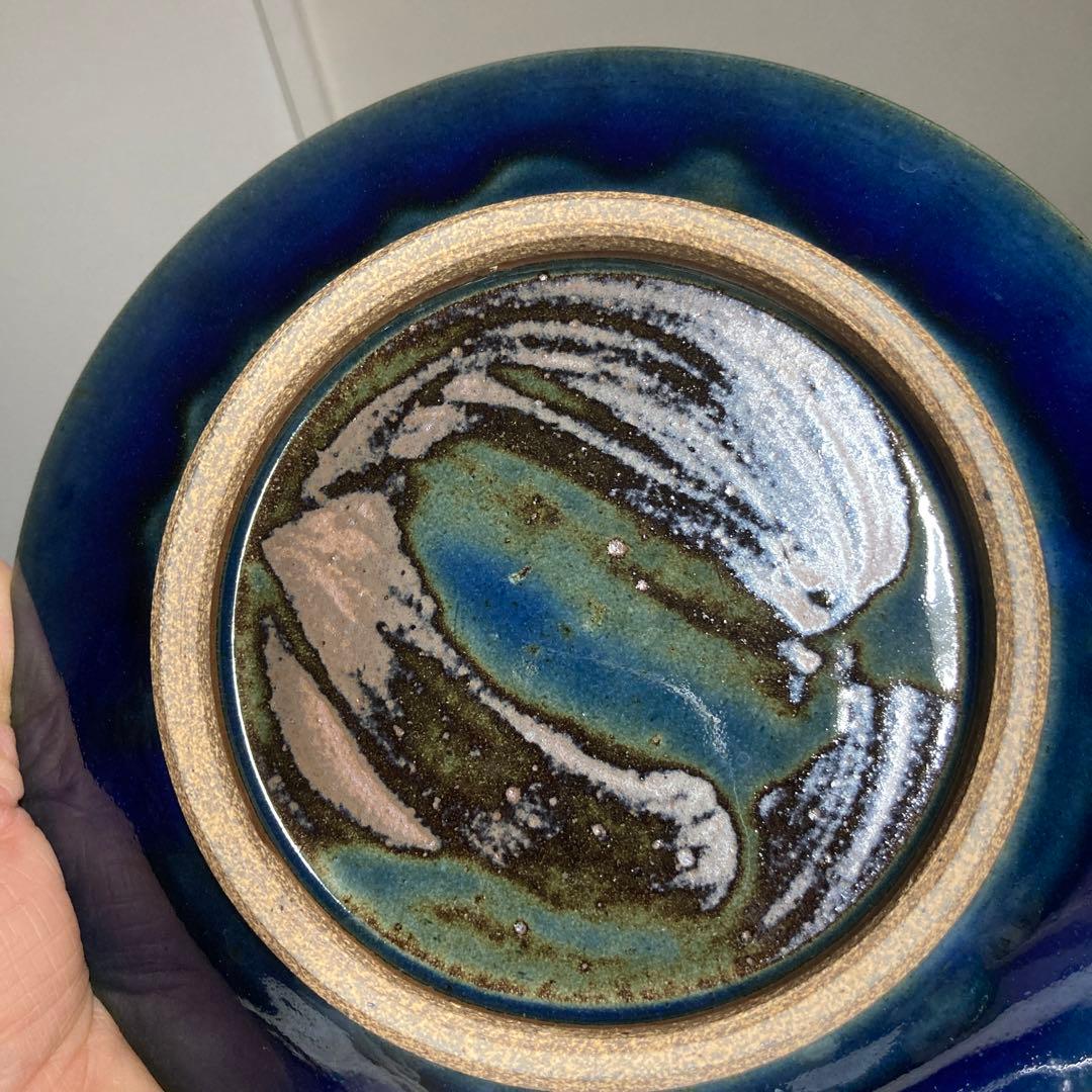 出西窯　出西ブルー　陶器皿3枚セット