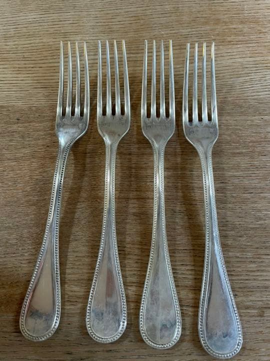 クリストフル　パール　シルバー4名セット