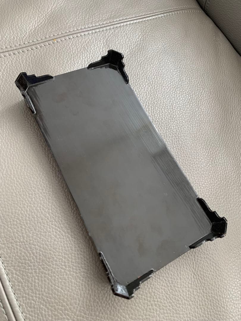 大正時代初期　鶴　漆　金の絵付け