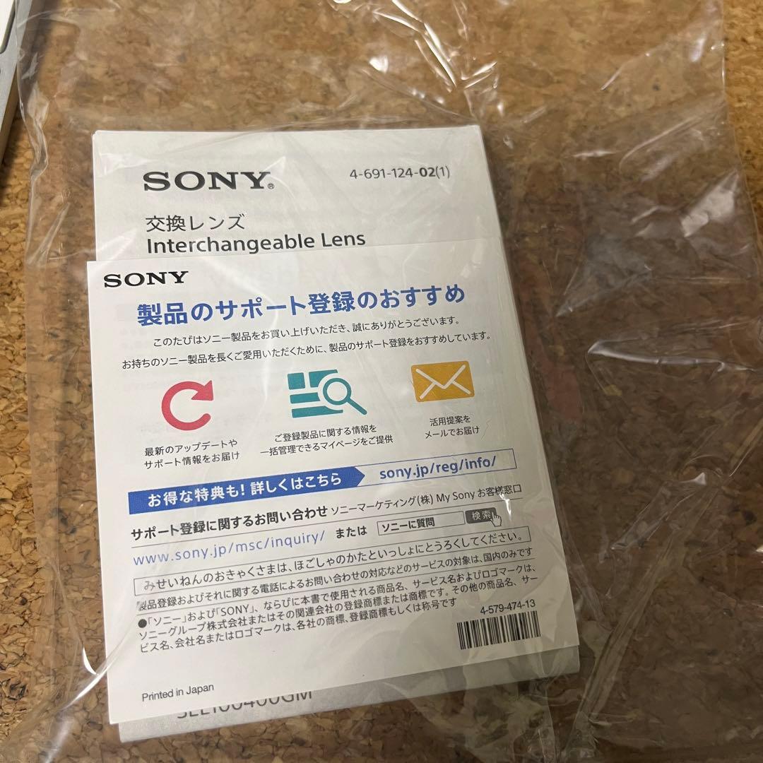 【純正レンズフィルター付】FE100-400mm F4.5-5.6 GM OSS