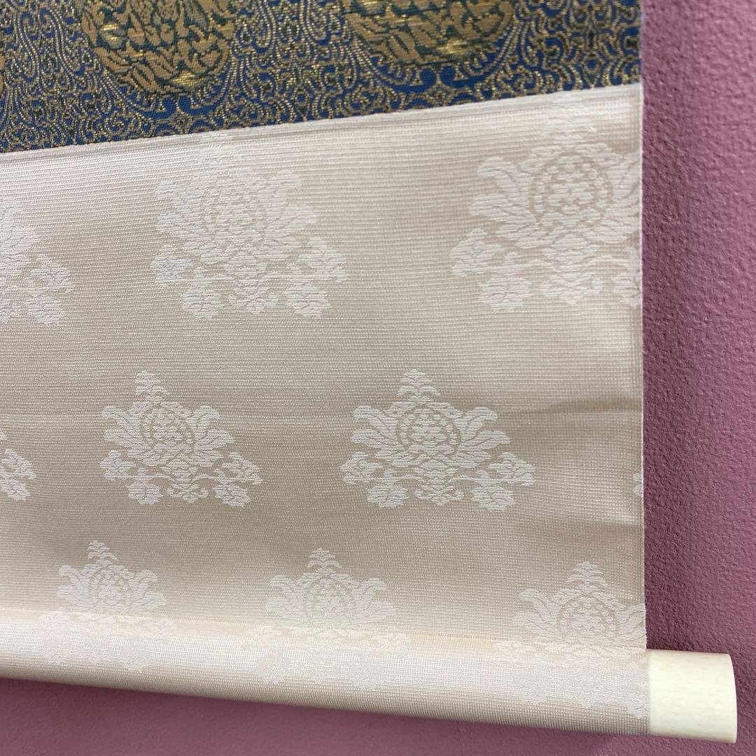 美品 掛け軸 山際金鳳作 金地 武者図 共箱 美術年鑑掲載 端午の節句