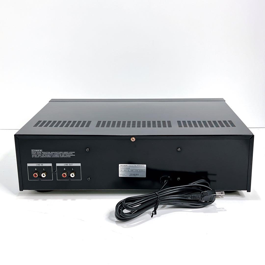 【美品・動作品】 SONY TC-K555ESX カセットデッキ　動作確認済み