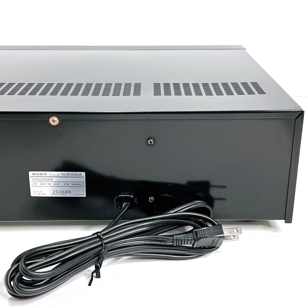 【美品・動作品】 SONY TC-K555ESX カセットデッキ　動作確認済み