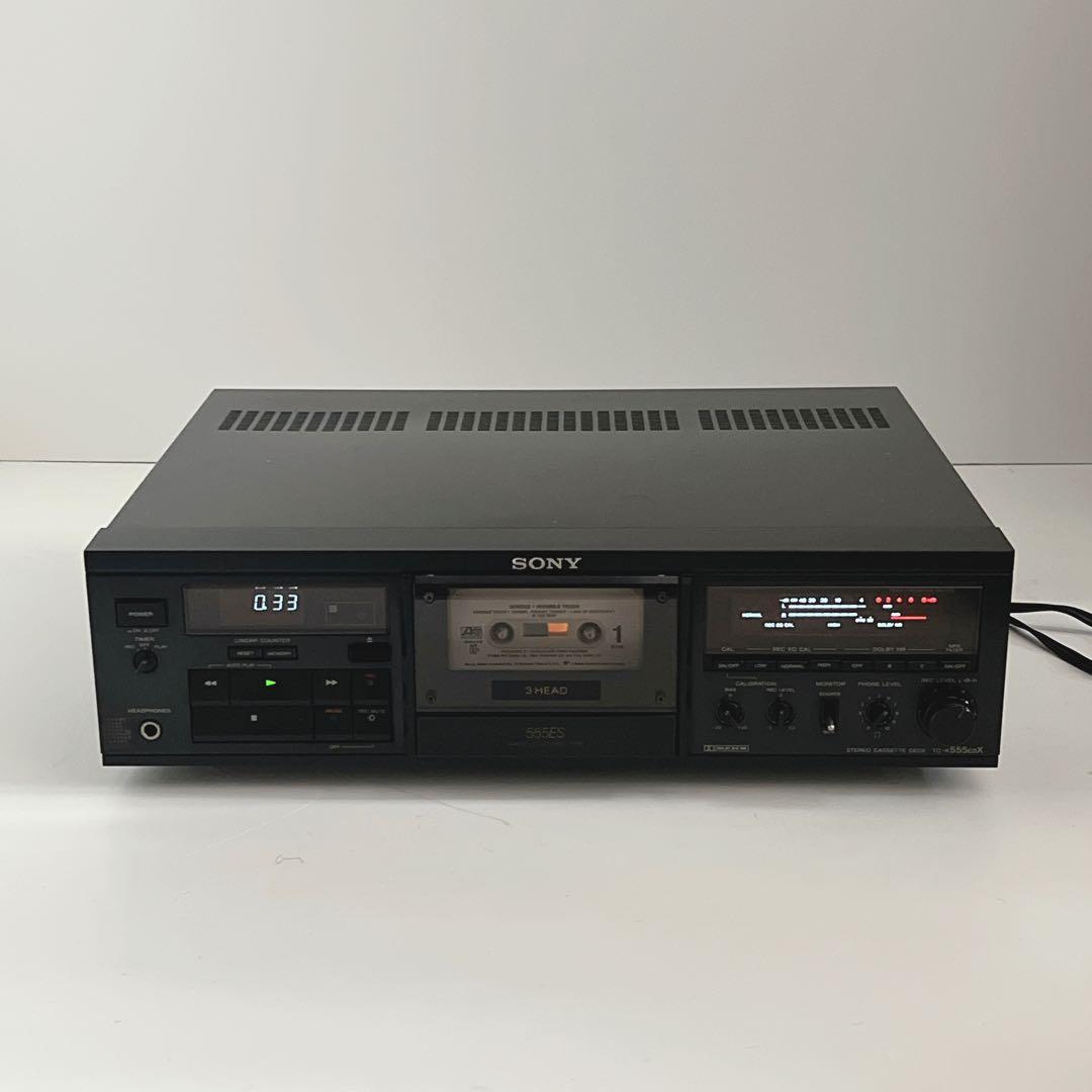 【美品・動作品】 SONY TC-K555ESX カセットデッキ　動作確認済み