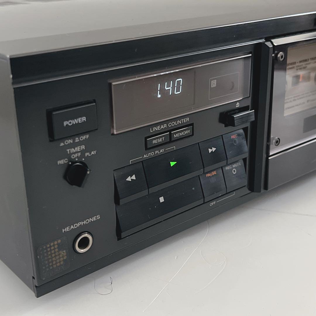 【美品・動作品】 SONY TC-K555ESX カセットデッキ　動作確認済み