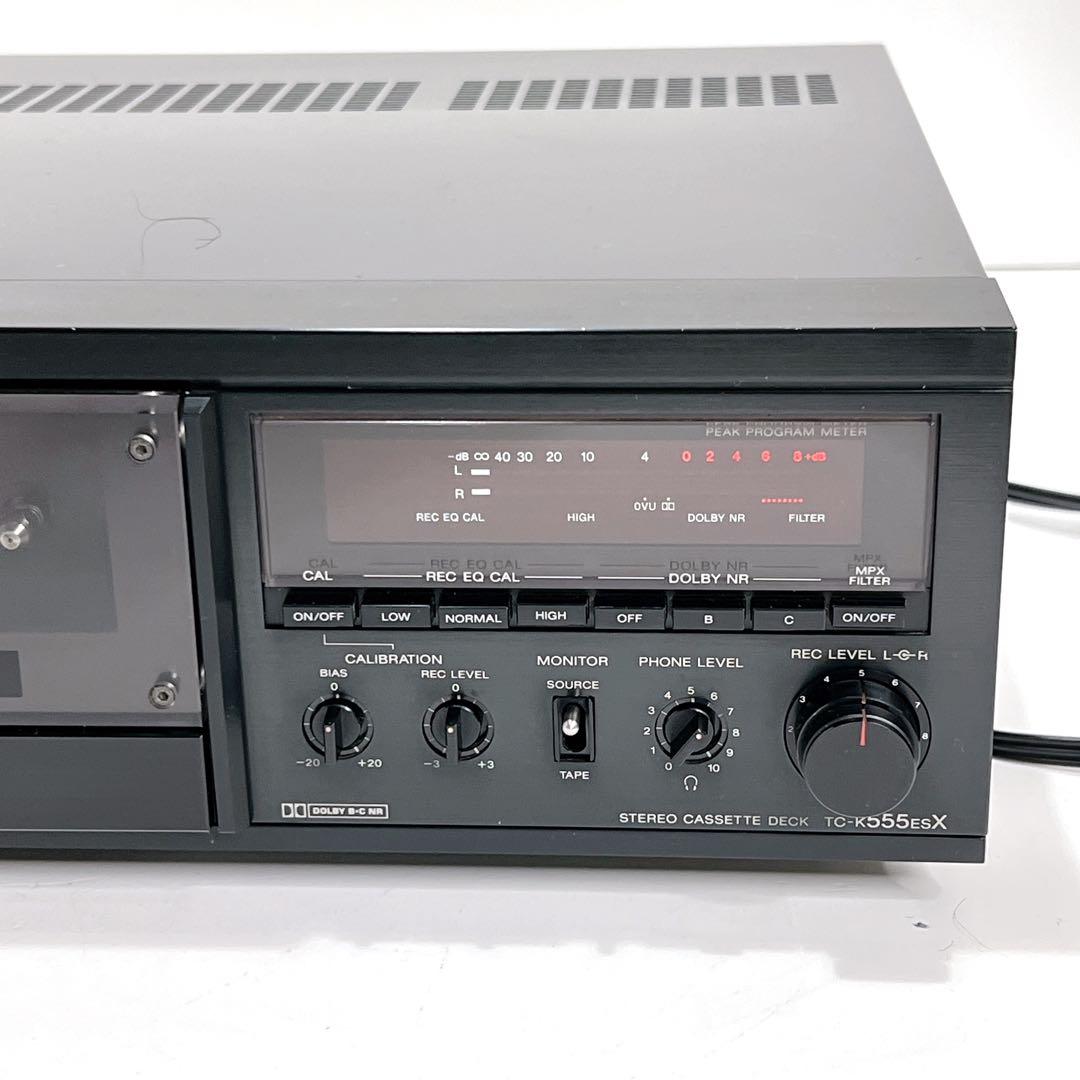 【美品・動作品】 SONY TC-K555ESX カセットデッキ　動作確認済み