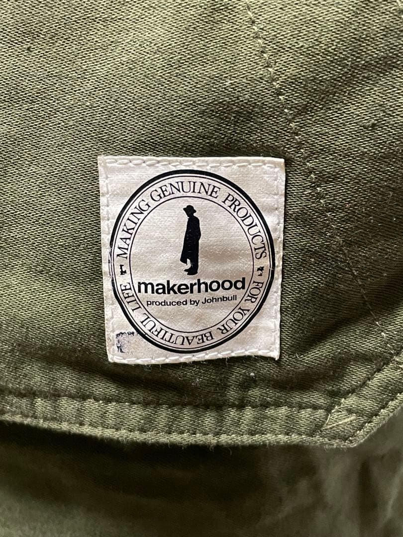 ジョンブル メーカーフッド ワークエプロン used サンプル B品 レア