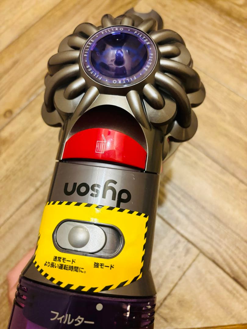 ダイソン V8K Slim Fluffy 純正バッテリー エコモード35分◆美品