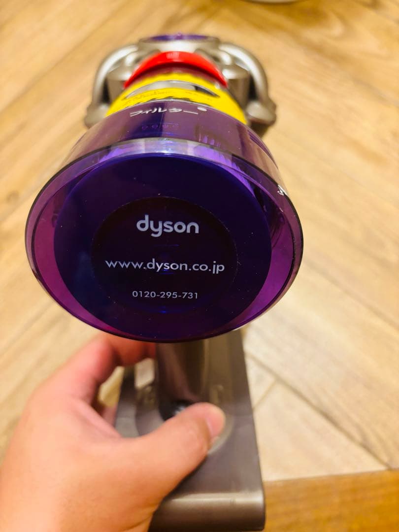 ダイソン V8K Slim Fluffy 純正バッテリー エコモード35分◆美品