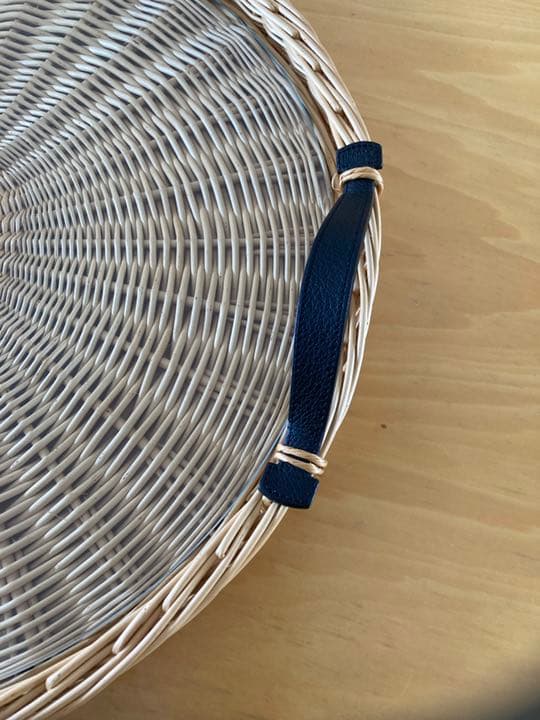 エルメス☆ピクニックトレイ　円形　ブラック♪