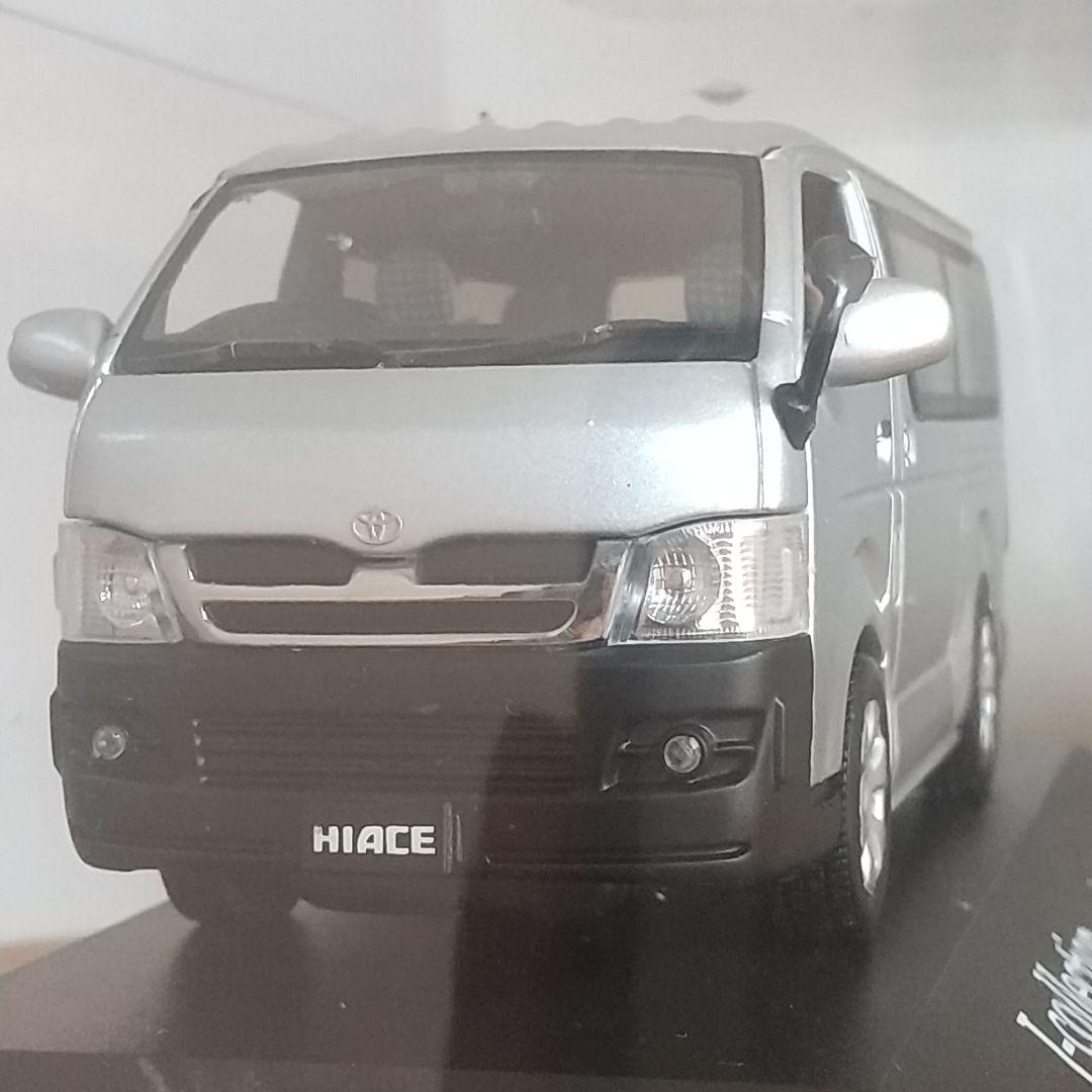 京商j-collection トヨタ ハイエースバン ダイキャストカー シルバー