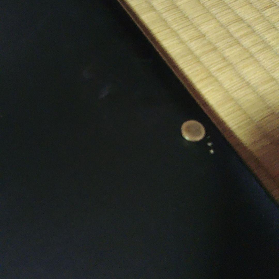 黒い大理石風?ローテーブル　センターテーブル