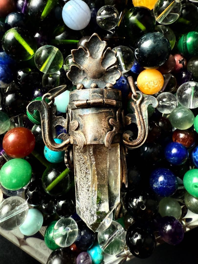 希少⚜️アンティーククリスタルペンダントトップ⚜️水晶　原石