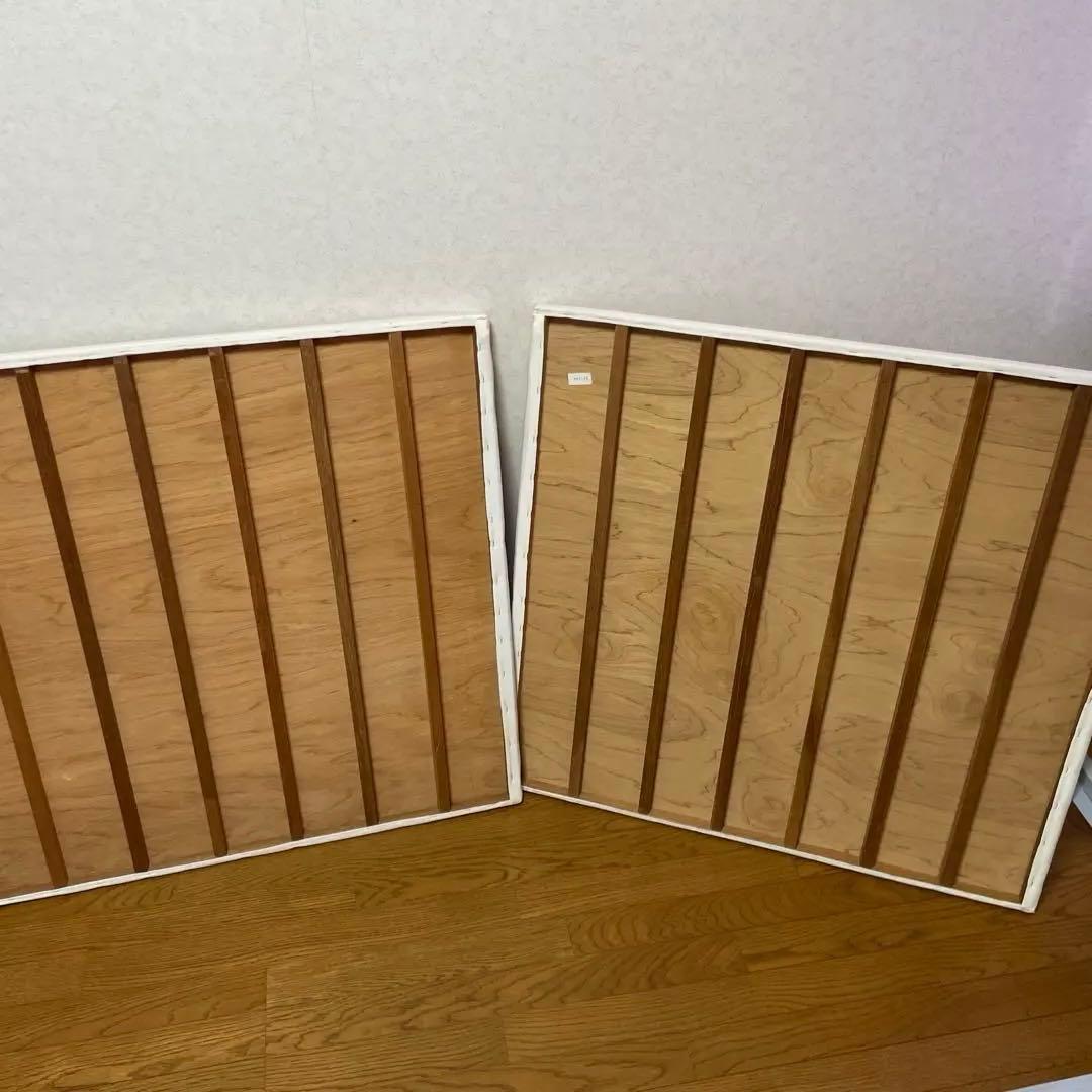 無印良品　シルバー×ホワイト シングルベッドフレーム