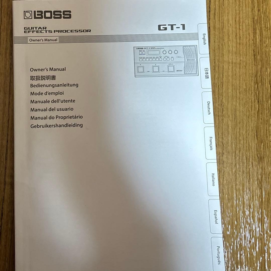 BOSS GT-1 ギターエフェクター アダプターセット