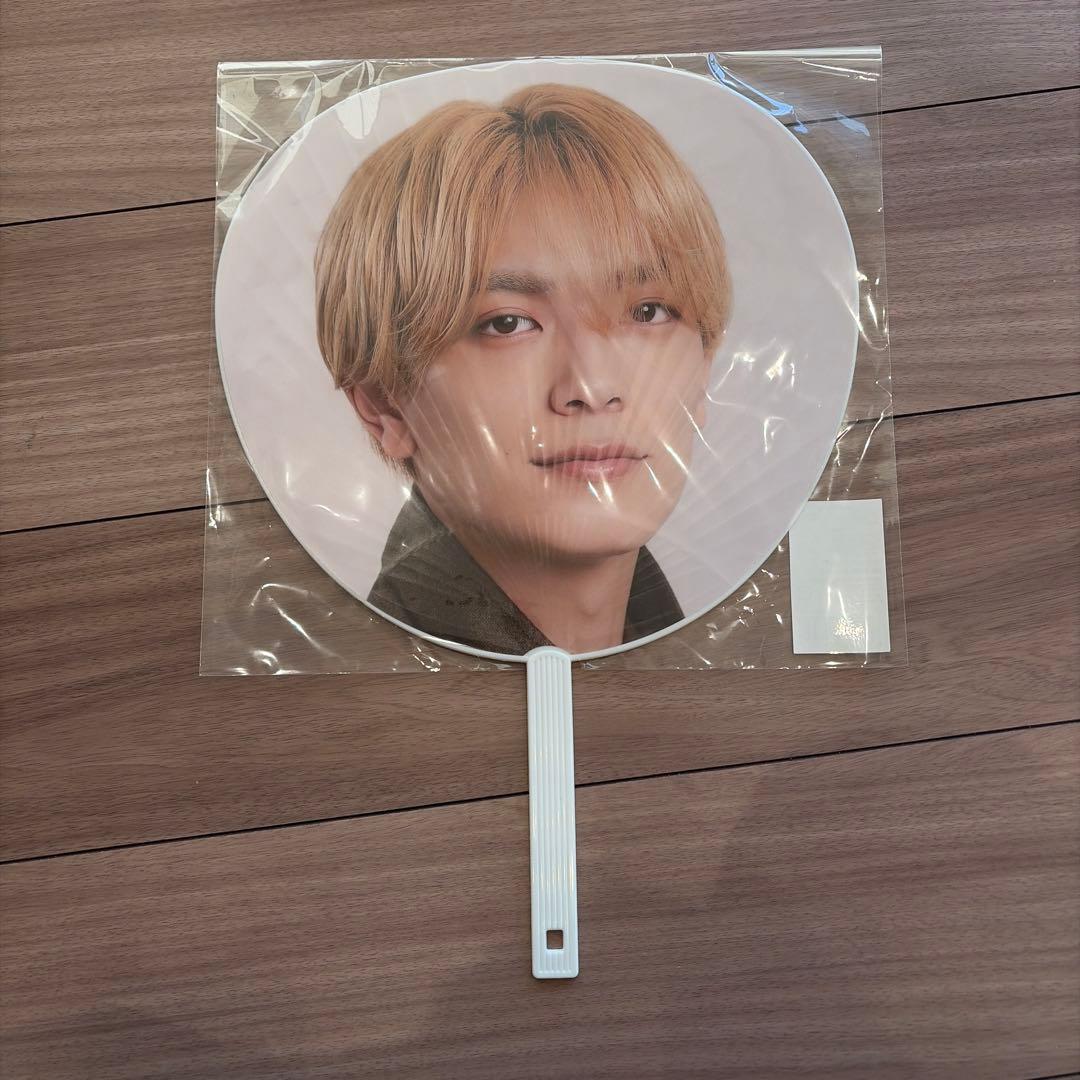 【5点セット】なにわ男子 高橋恭平うちわ+ファーマフラー+タオル+ヘアゴム