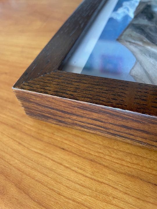 田崎廣助　絵画額装　山の絵