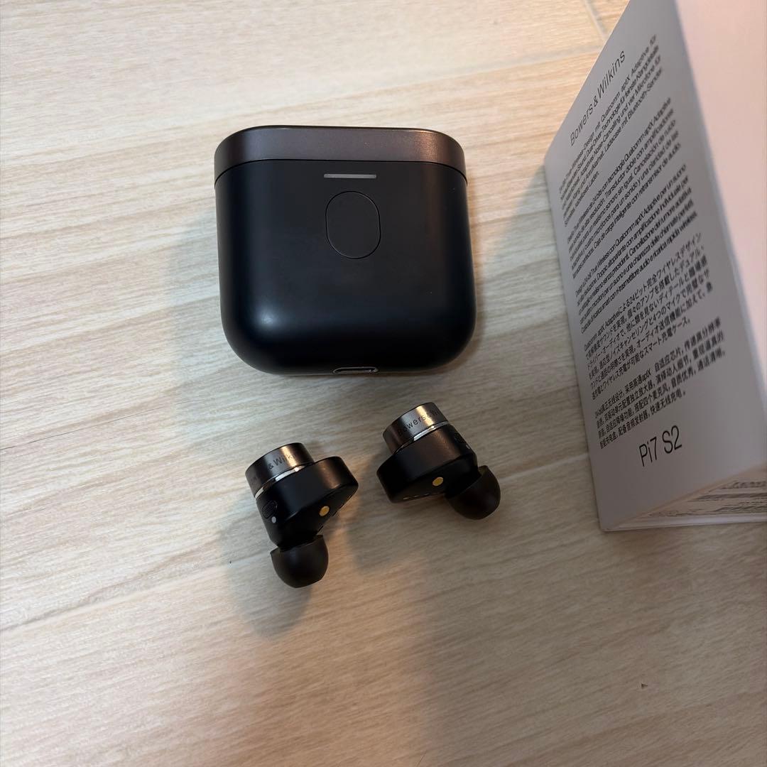 Bowers & Wilkins Pi7 S2 ワイヤレスイヤホン ブラック