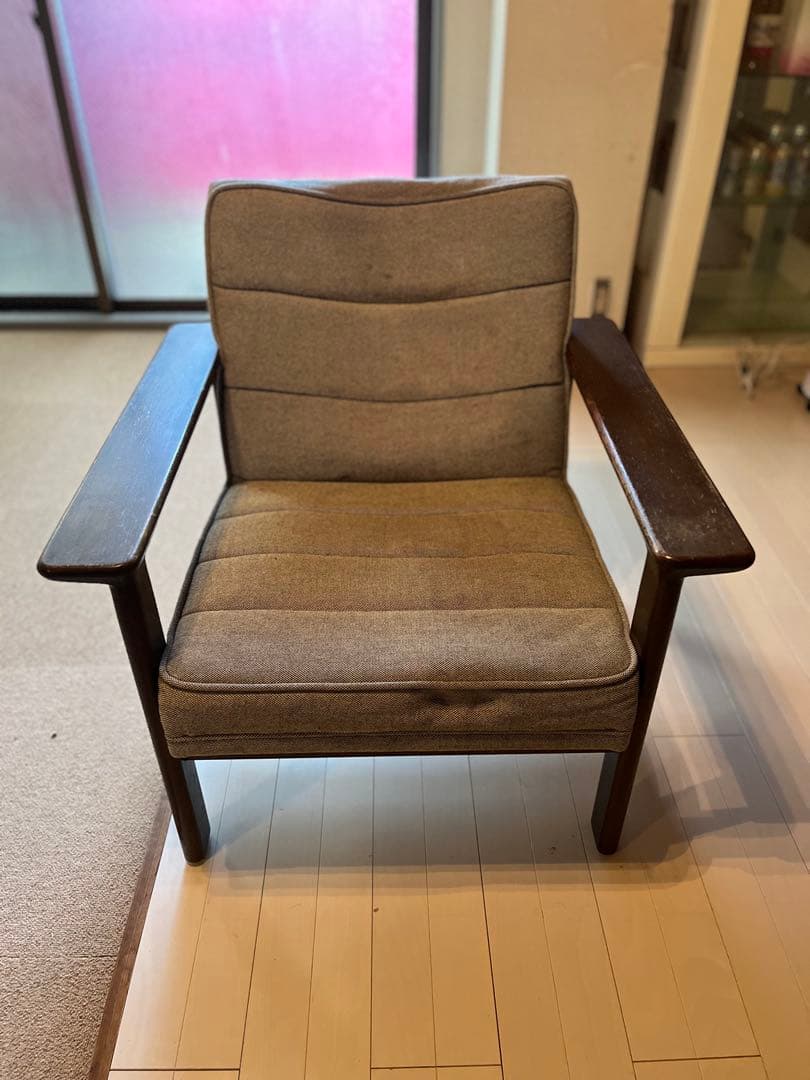 値下げ可能　カリモク　1人掛ソファ