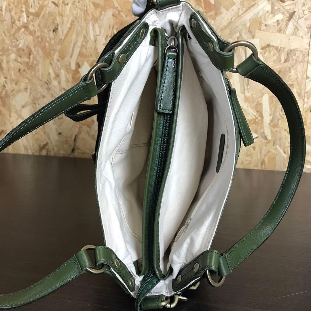 Dakota ダコタ メリルショルダーバッグ　レザー　バック　緑　グリーン